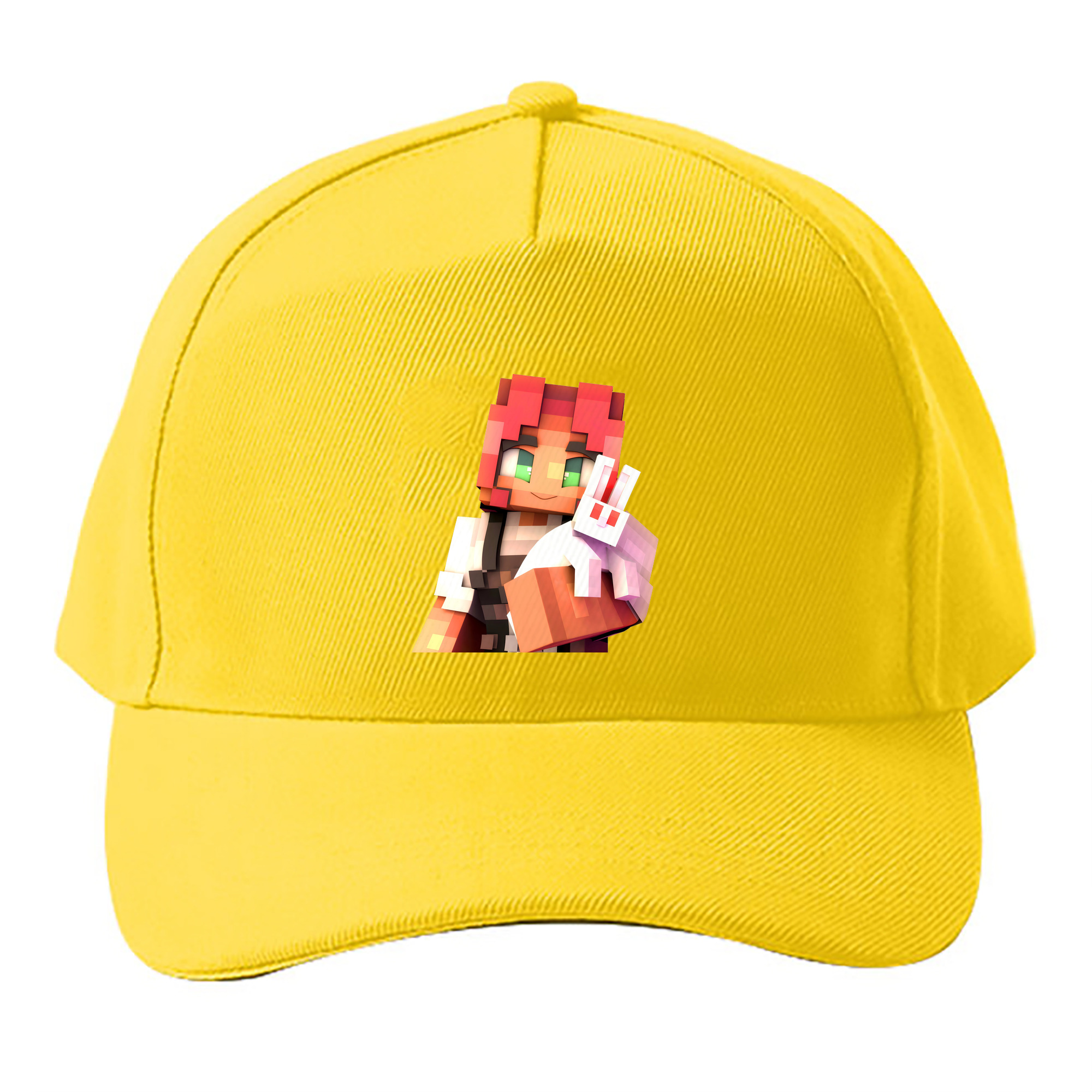（画像用） マインクラフト ブロックの世界 Minecraft MC Block world ベースボールキャップ 綿100％ 男女兼用 帽子 スポーツ